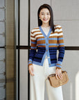 YAYING Wool V-Neck Knit Cardigan