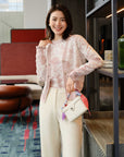 YAYING Silk and Wool Knit Cardigan
