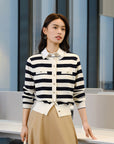 EP YAYING Merino Wool Knitted Cardigan