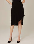 EP YAYING Black Midi Dress
