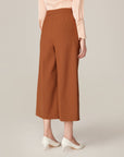YAYING Brown Midi Skirt