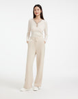 EP YAYING Non-dyeing Cashmere Knit Pants