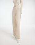 EP YAYING Non-dyeing Cashmere Knit Pants