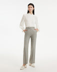EP YAYING Silk White Shirt