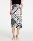 EP YAYING Signature Logo Print Skirt