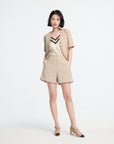 EP YAYING PLEATED SHORTS