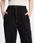 EP YAYING high-waisted tapered pants