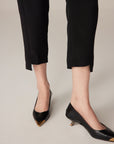 YAYING Black Straight Leg Pants