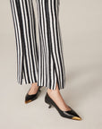 YAYING Striped Wide Leg Pants