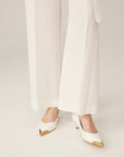 YAYING White Wide Leg Pants