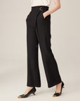 YAYING Black Straight Leg Pants