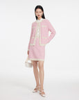 EP YAYING Round Neck Knitted Sweater