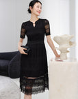 YAYING Gathered Waist Dress
