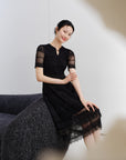 YAYING Gathered Waist Dress
