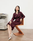 EP YAYING v neck high waist dress EGIAT4632AL