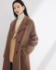 EP YAYING 100% Cashmere Coat Coat