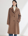 EP YAYING 100% Cashmere Coat Coat