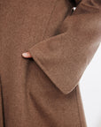 EP YAYING 100% Cashmere Coat Coat