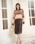 YAYING Faux Leather Skirt EPIIP3120BK