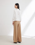 EP YAYING Neo-Chinese Silk Embroidered Stand Collar Shirt