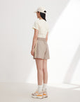 EP YAYING Beige Short