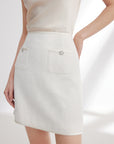 EP YAYING White Mini Skirt