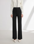 EP YAYING Black Straight Leg Pants