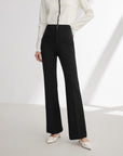 EP YAYING Black Straight Leg Pants
