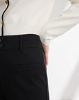 EP YAYING Black Straight Leg Pants