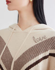 EP YAYING Yak Wool Knit Sweatshirt