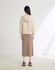 EP YAYING Yak Wool Knit Sweatshirt