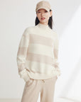 EP YAYING Pure Cashmere Knit Sweater