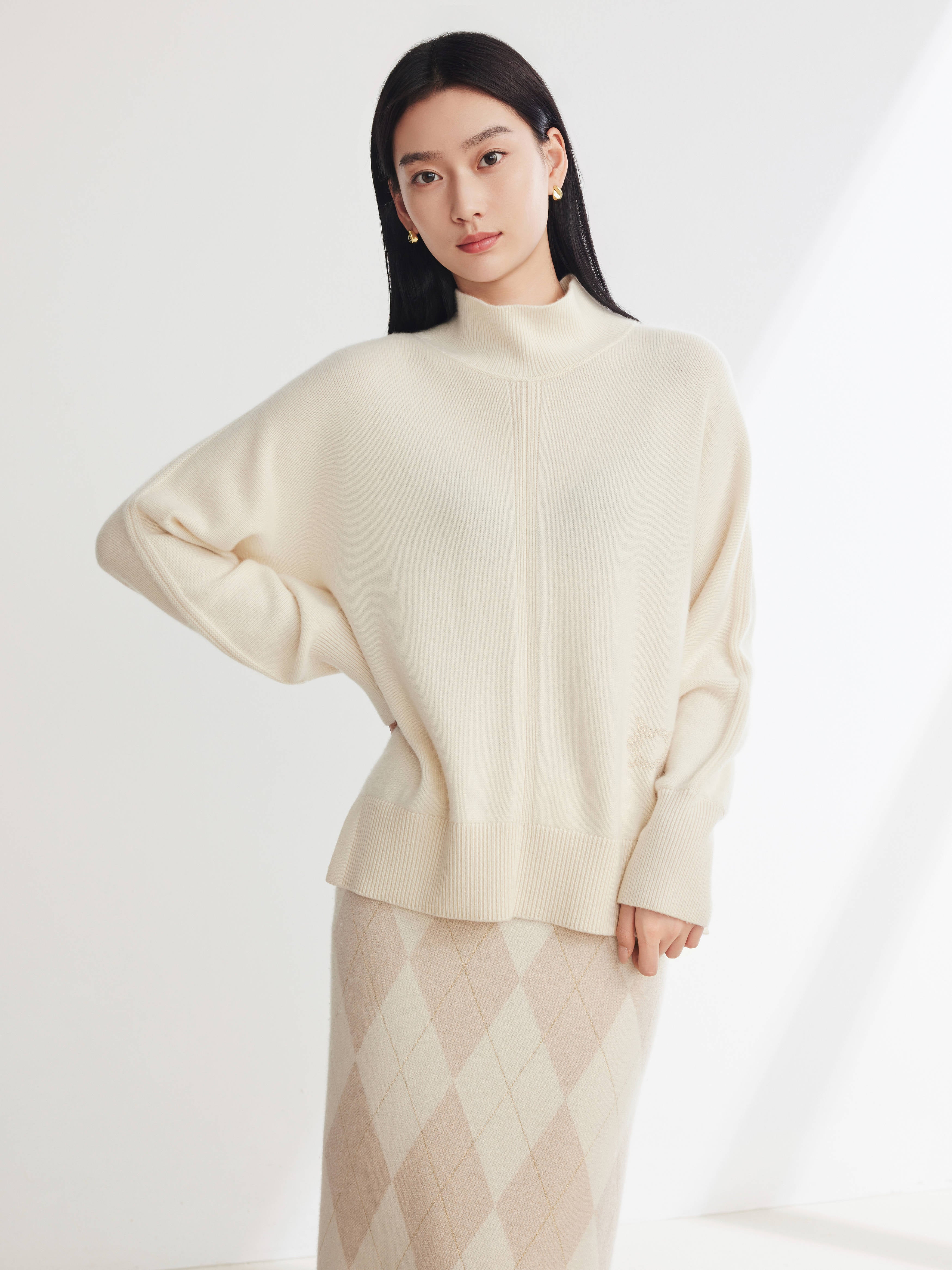 EP YAYING Cashmere Knit Sweater