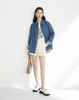 EP YAYING DENIM SHORTS