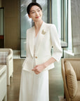 YAYING Heavyweight Silk Suit EPKES1108AW