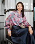 YAYING Mulberry Silk Printed Shirt