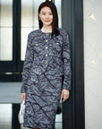YAYING Chinese Style Silk-Cotton Cropped Jacket