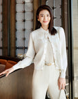 YAYING Lantern Sleeve Knitted Sweater