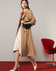 EP YAYING Khaki Trench Coat EGJAA7405AE