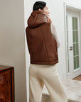 YAYING Hooded Drawstring Cotton Vest