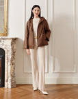 YAYING Hooded Drawstring Cotton Coat