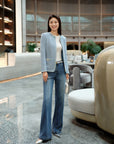 YAYING Loro Piana Tweed Coat