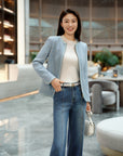 YAYING Loro Piana Tweed Coat