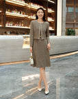 YAYING Two-Piece Waist-Cinching Dress
