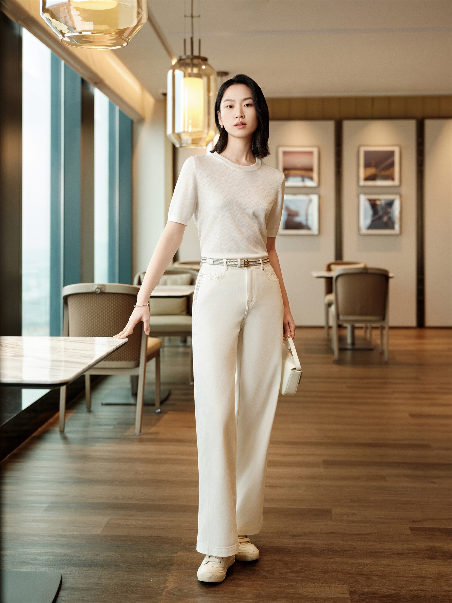 YAYING Embroidered Jeans