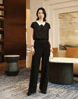 YAYING Mulberry Silk Starry Sky Blouse EPKES9519AH