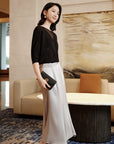 YAYING Mulberry Silk Starry Sky Blouse EPKES9526AH