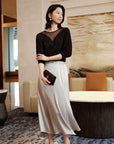 YAYING Mulberry Silk Starry Sky Blouse EPKES9526AH
