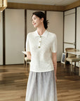 YAYING Silk Polo Shirt EPKES9516AW