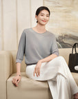 YAYING Mulberry Silk Starry Sky Blouse EPKES9526AC